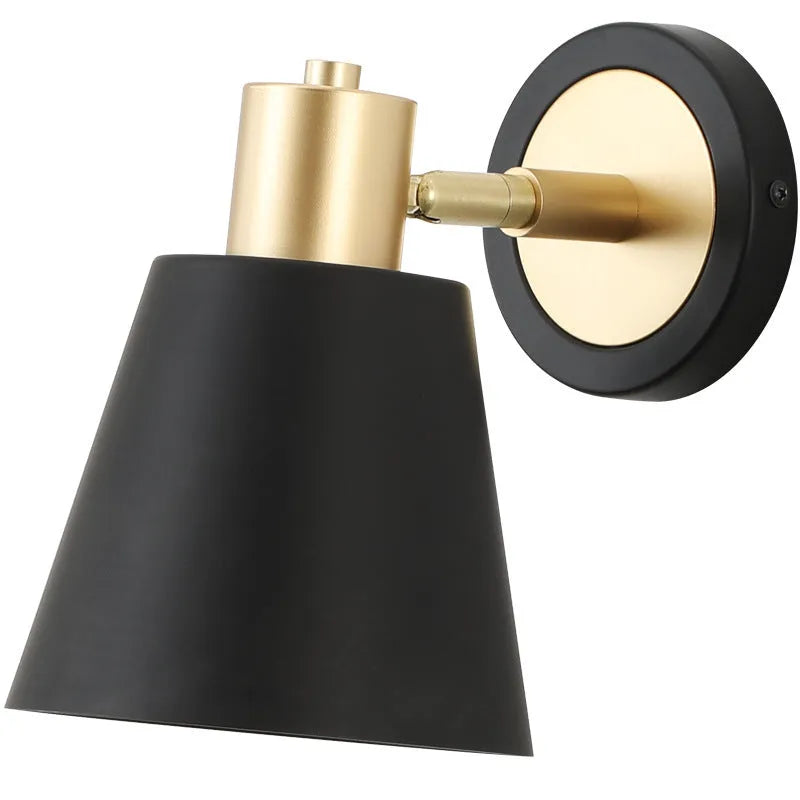 Nordic style iron wall lamp with adjustable colour temperature settings