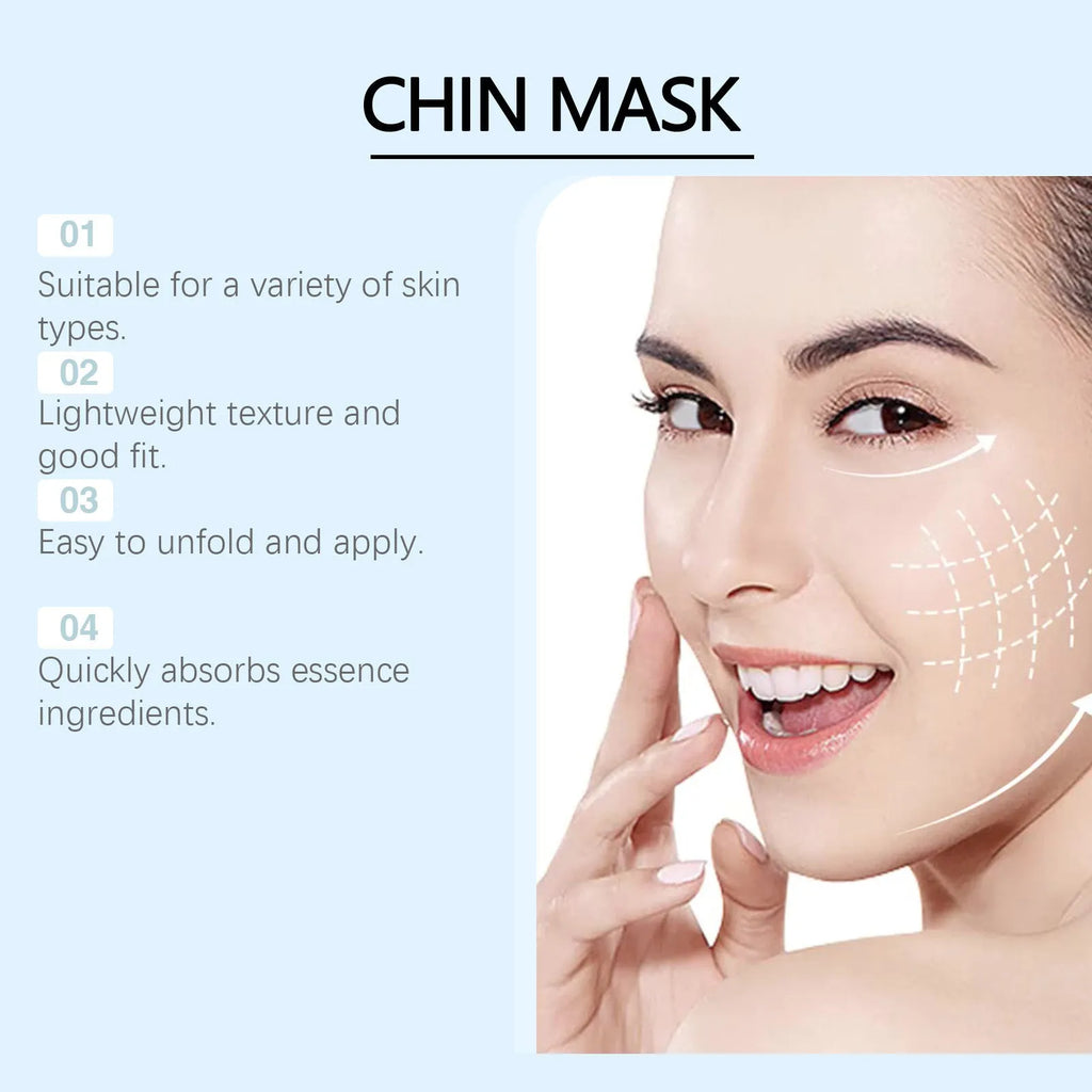 White single-use Firming Lifting sheet facial mask with hydrolysed collagen and hyaluronic acid.