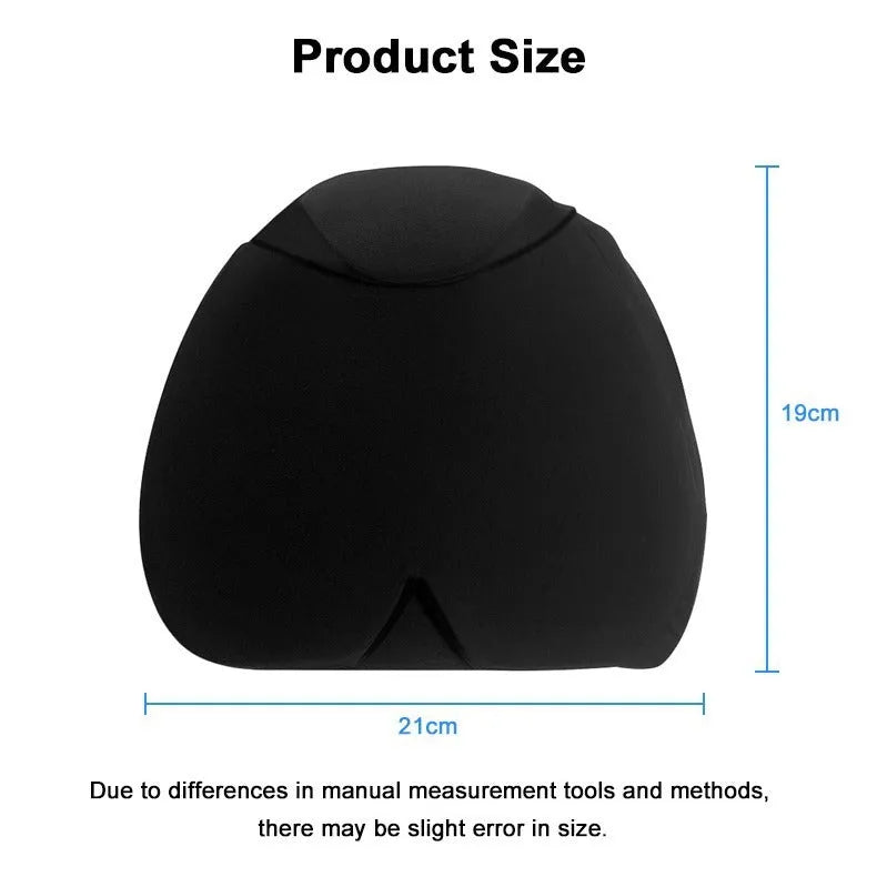 Solid colour cold compress head wrap with fully enclosed design for migraine relief therapy