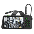 Portable handheld industrial endoscope with 4.5-inch screen and 1 metre cable for automotive inspection