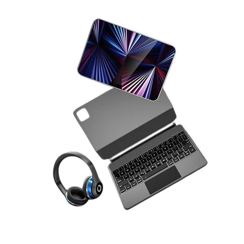 iPad Bluetooth wireless keyboard with magnetic protective sleeve in multiple colours