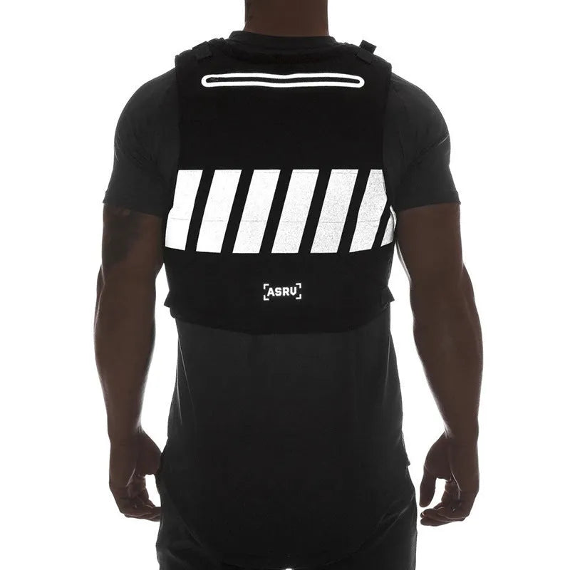 Plain unisex training clothes in black, wear-resistant chemical fibre blend for running and outdoor sports