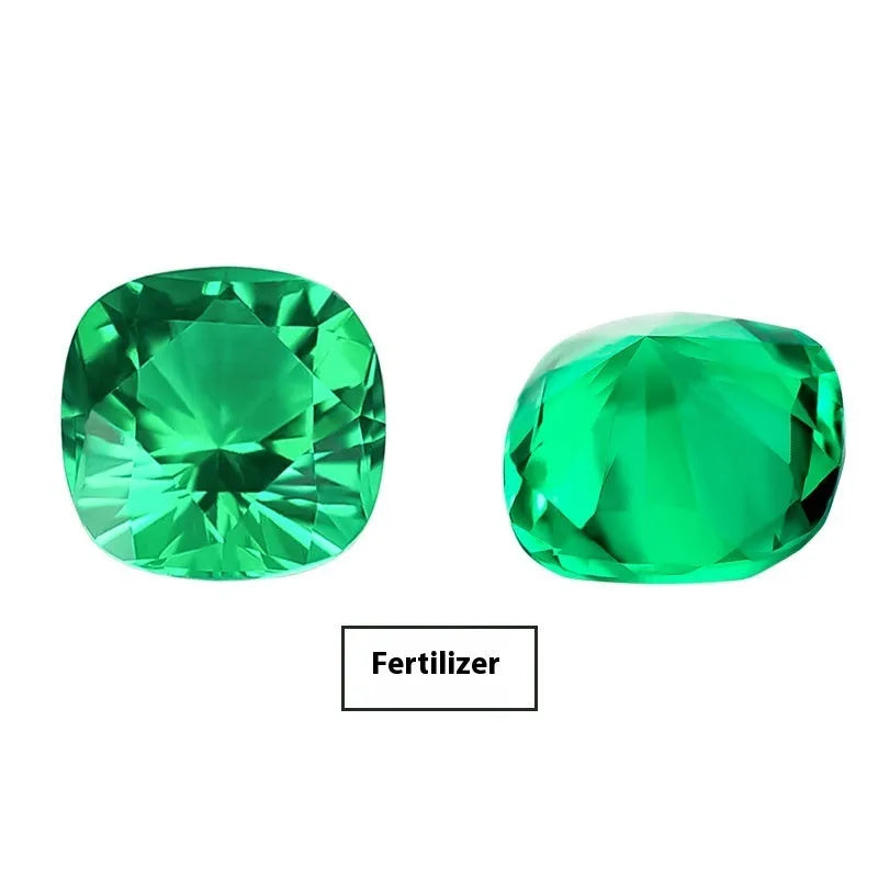 Columbia green cultivated emerald gemstones in round and princess cut sizes for jewellery making