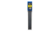 Metal automatic pencil in standard colour with push-button top, HB lead options 0.3 to 0.9mm, for school writing