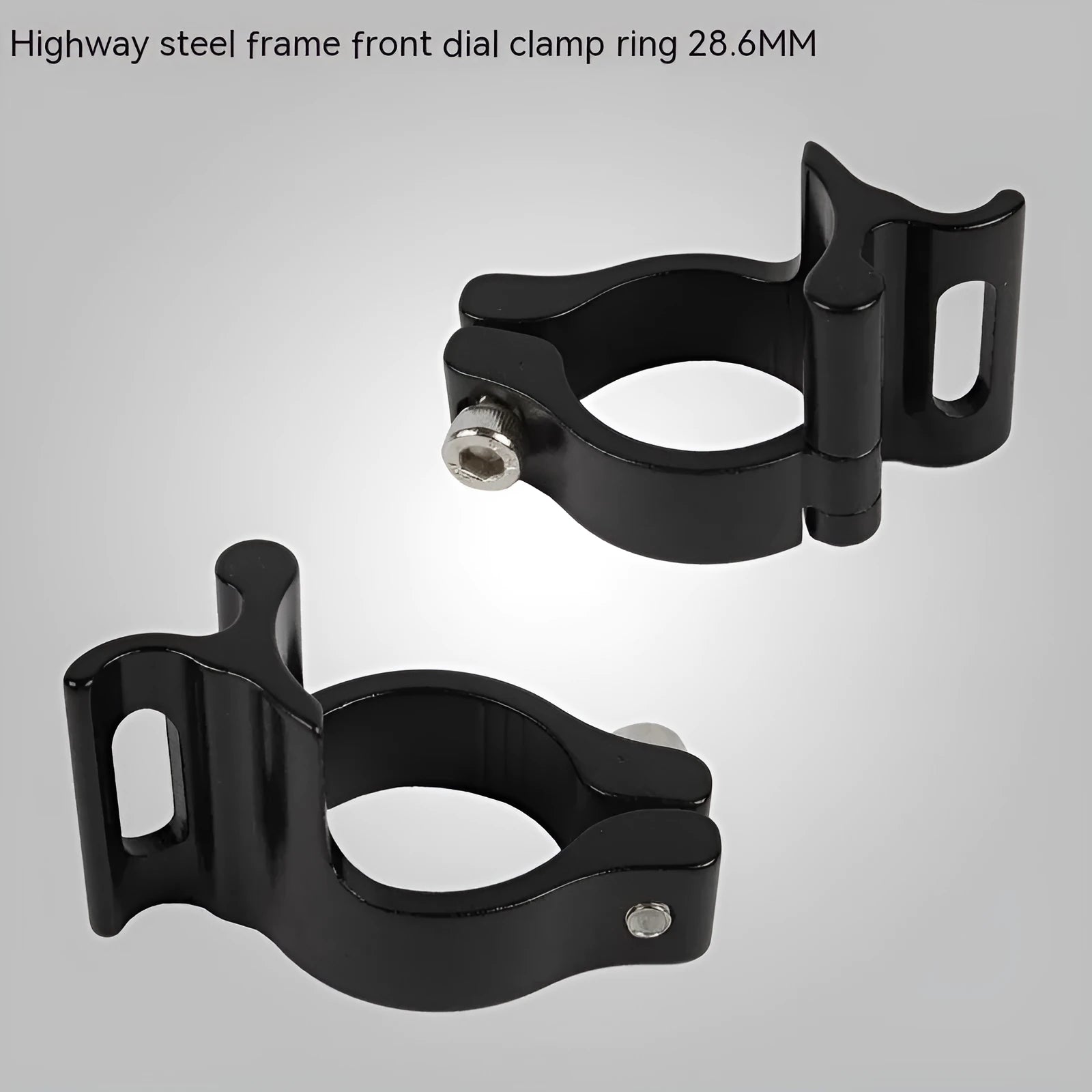 Black aluminium alloy 28.6mm automotive hose clamp ring for vehicle repair