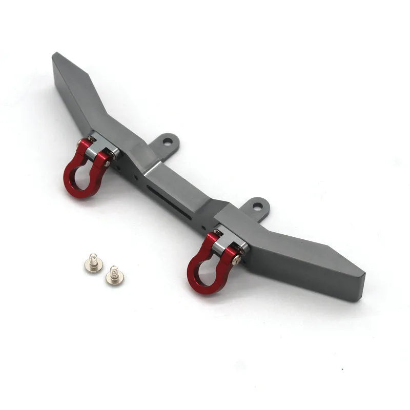 Alloy grey military RC car metal accessories set with black tyres