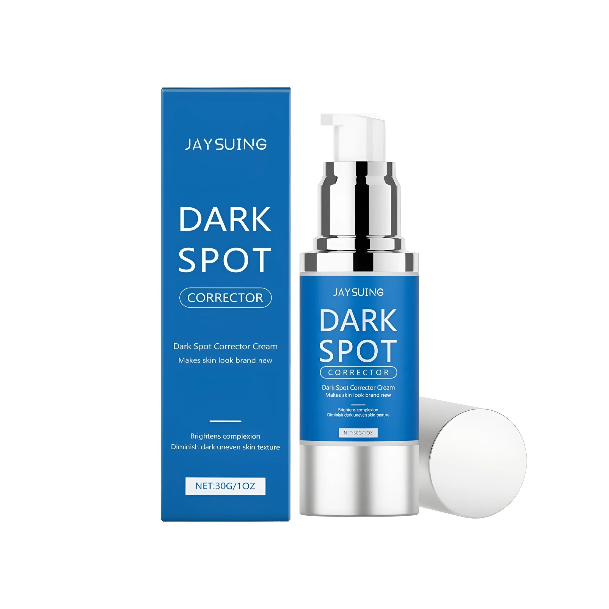 Dark spot corrector cream 30g tube with hyaluronic acid and nicotinamide for skin tone care