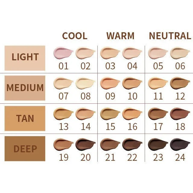 Close-up of a 24-colour waterproof concealer contour stick pen for face contouring and coverage.