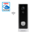 White wall-mounted network camera with 1080p resolution for mobile phone remote viewing