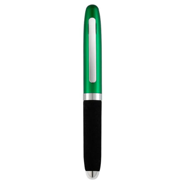 EVA metal cap ballpoint pen with 1.0mm tip showing seven refill colour options