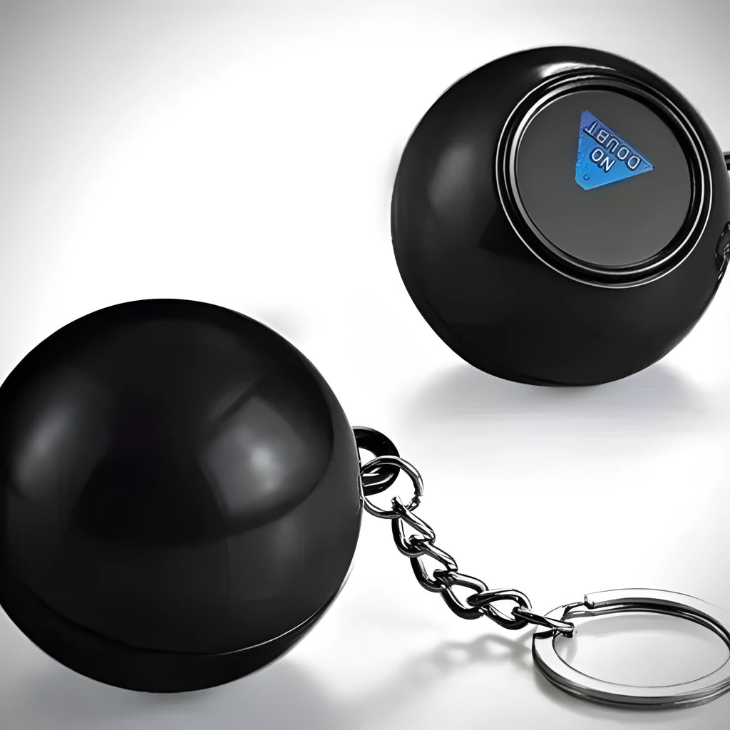 Mini Magic Prophet Ball 4.5cm black ABS round handmade decorative ornament