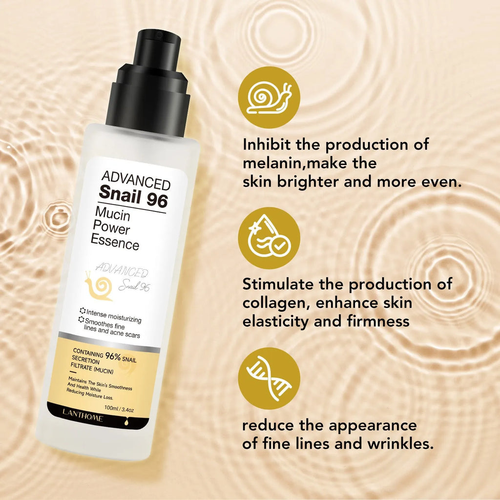 100ml snail snail serum facial essence bottle for universal skin type moisturising