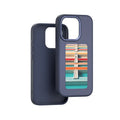 Four-colour E-ink screen smart phone case for iPhone, shockproof TPU, black colour, with magnetic feature