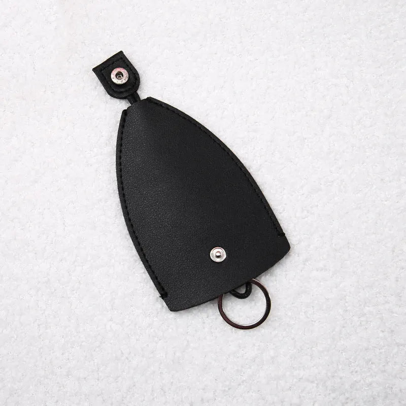 Cartoon design PU leather pull-out car key protector case showing colourful patterns