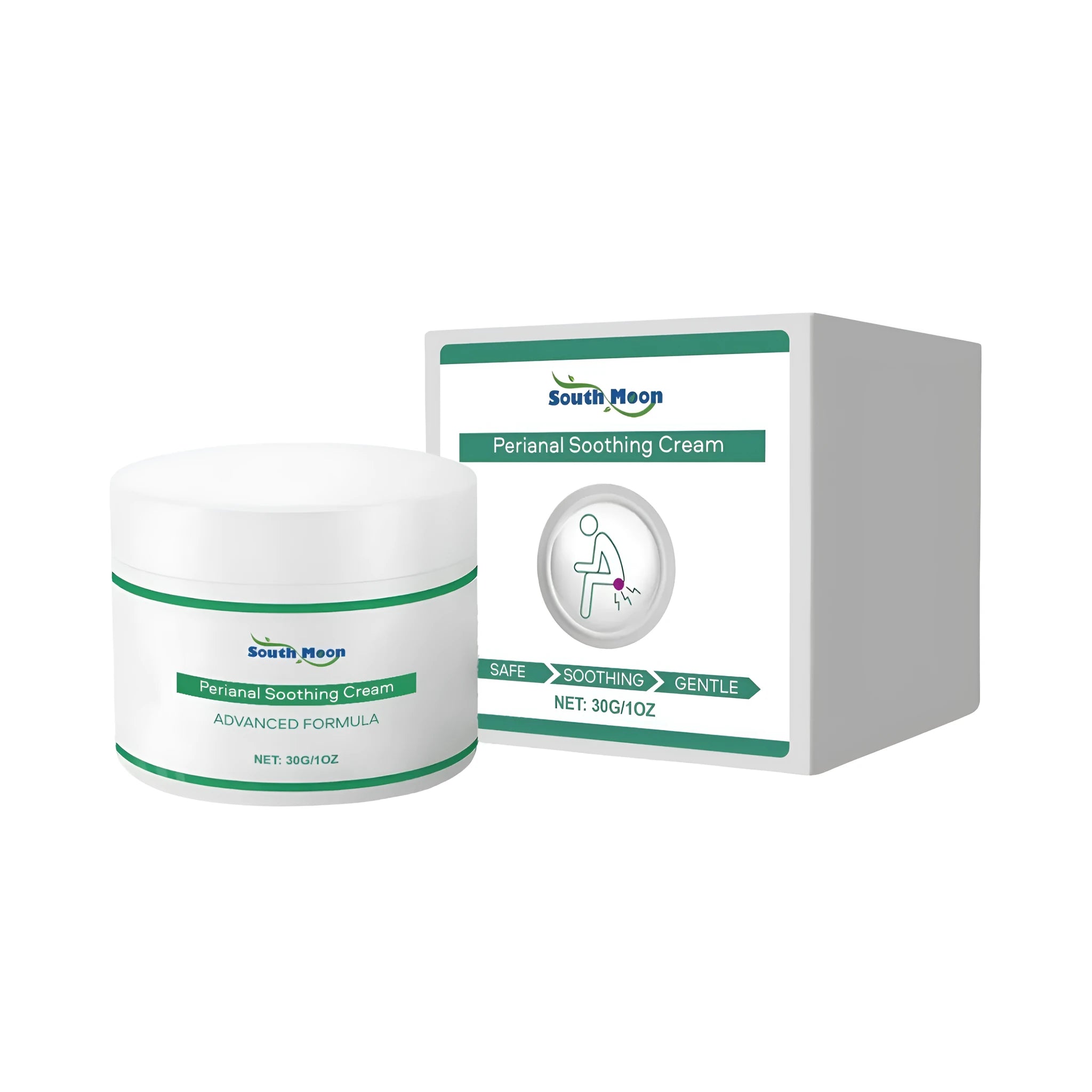 Perianal soothing cream 30g tube with herbal ingredients mint, coptis, angelica root, turmeric