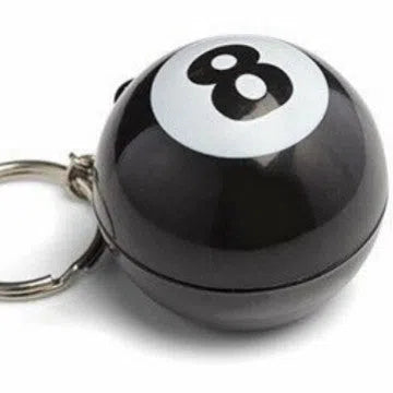 Mini Magic Prophet Ball 4.5cm black ABS round handmade decorative ornament