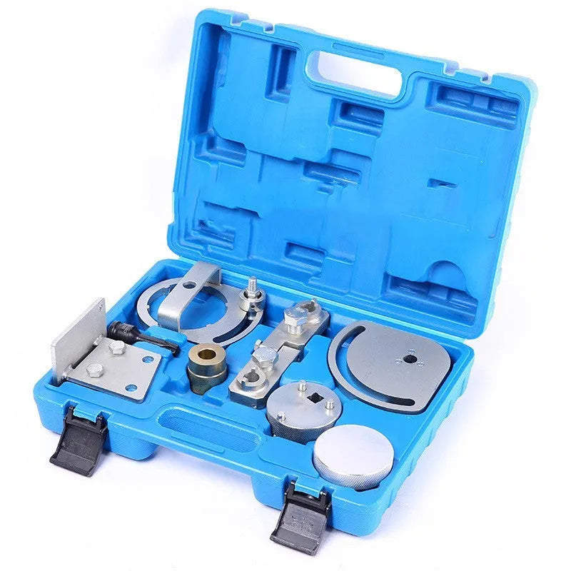 Volvo Land Rover engine timing tool kit with 8 carbon steel tools for cylinder head alignment