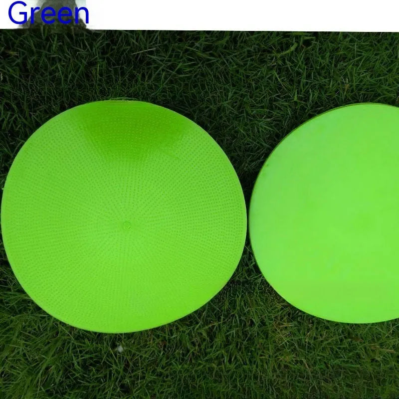 23cm diameter TPE football training marker disc in bright colours for field practice