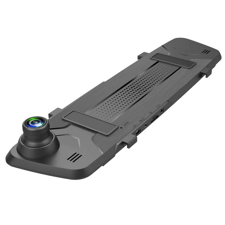 HD night vision dual lens dash cam with 5-inch screen and 170-degree wide-angle lens for front and rear car recording