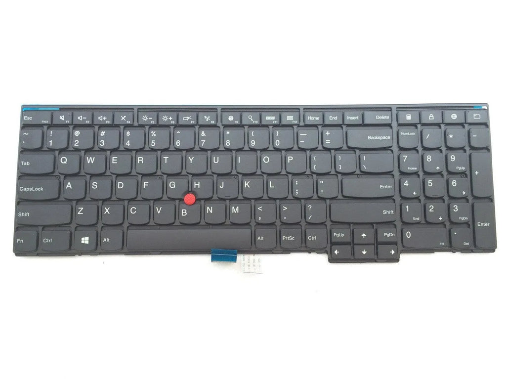 Black Lenovo laptop replacement keyboard for ThinkPad E531 model with USB connector