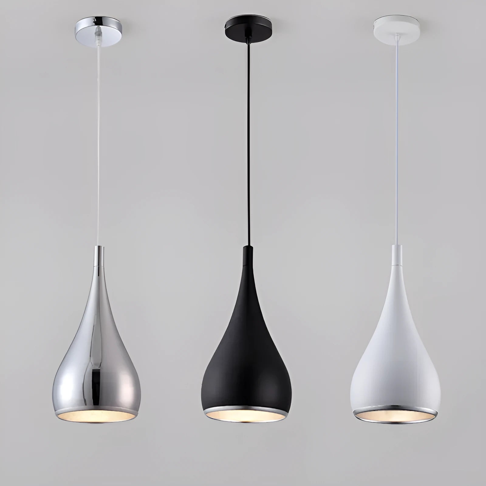 Iron minimalist restaurant-style chandelier with adjustable multi-head design in black finish