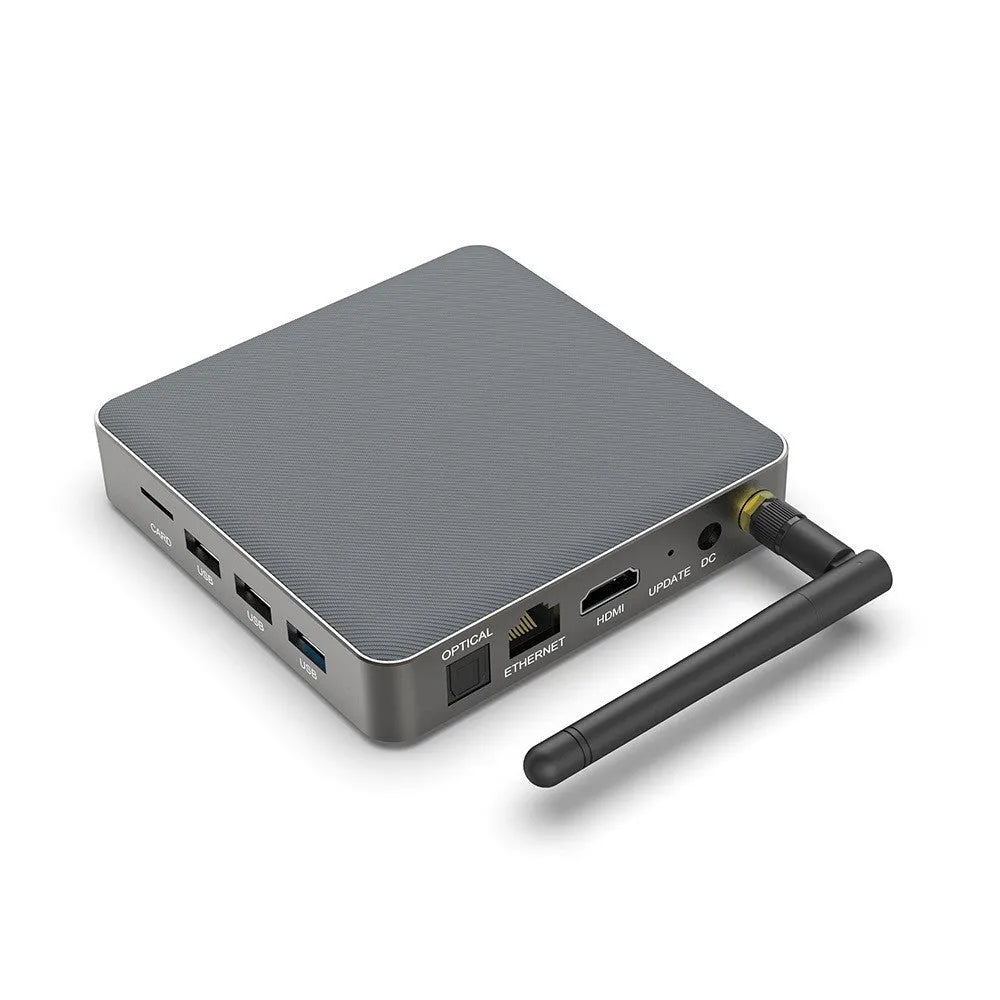 Android 8K set-top box with RK3566 processor, compact 105mm design, HDMI output