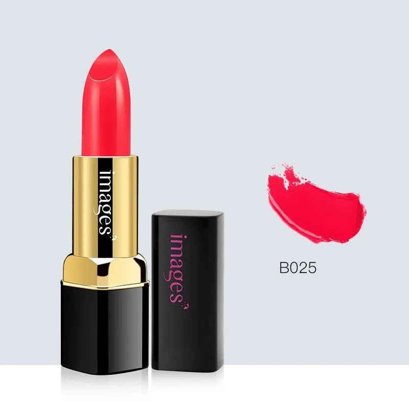 Lipstick lip gloss tube in a range of 10 colours including coral red and barbie pink, 3.8g net weight.