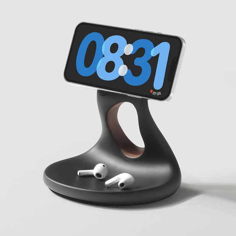 Creative MagSafe mobile phone holder wireless charger storage rack resin 16.5cm C11 multi-function
