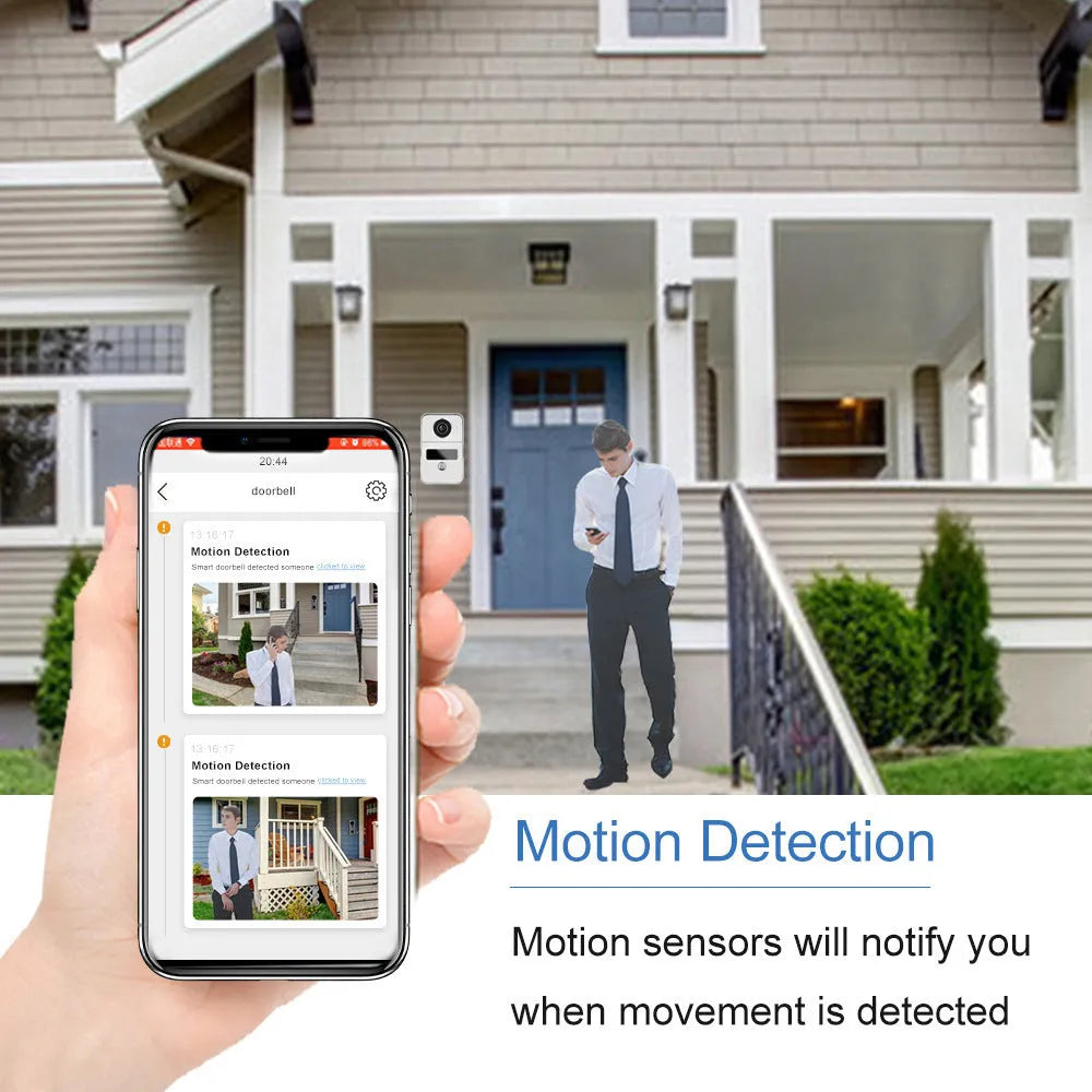 10 inch video intercom doorbell system with colour HD camera and Ethernet connection