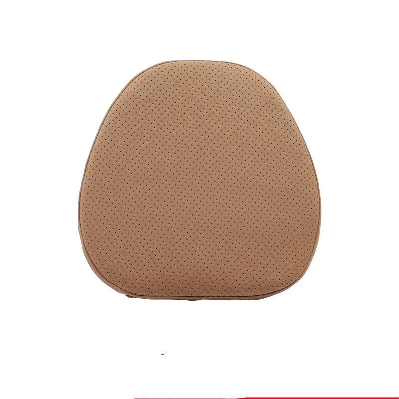 Volvo car seat headrest, neck pillow and lumbar support cushions in minimalist style with synthetic fibre filling