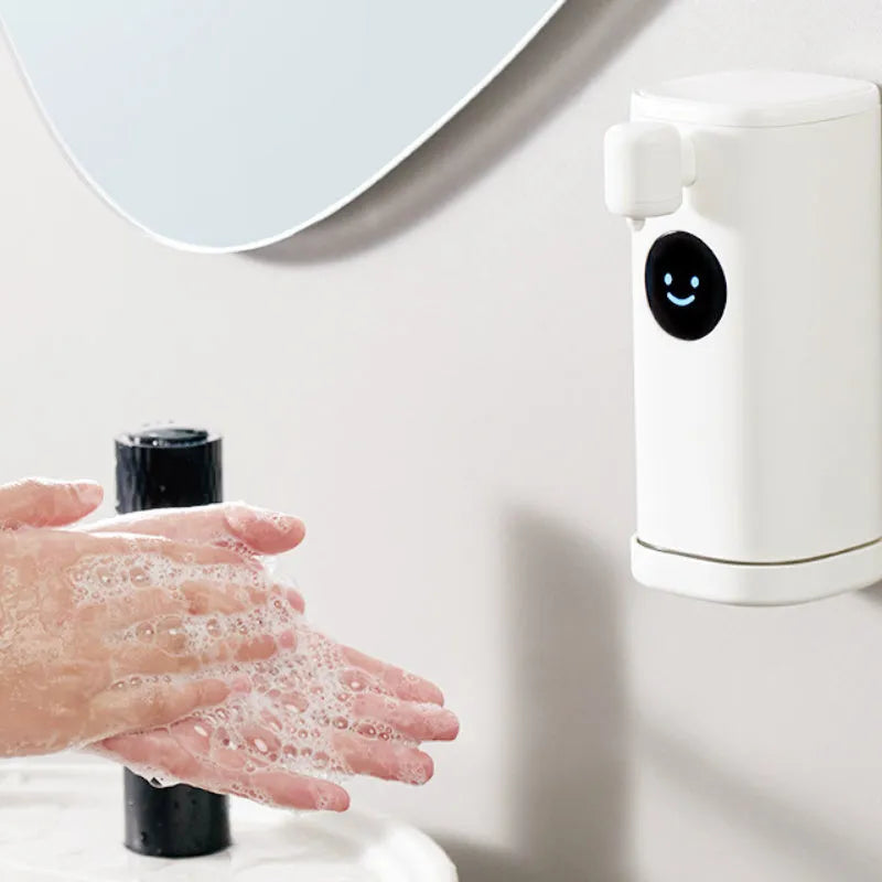 White Smile automatic foam hand washing machine with intelligent induction sensor, wall mounted, 300L+ capacity