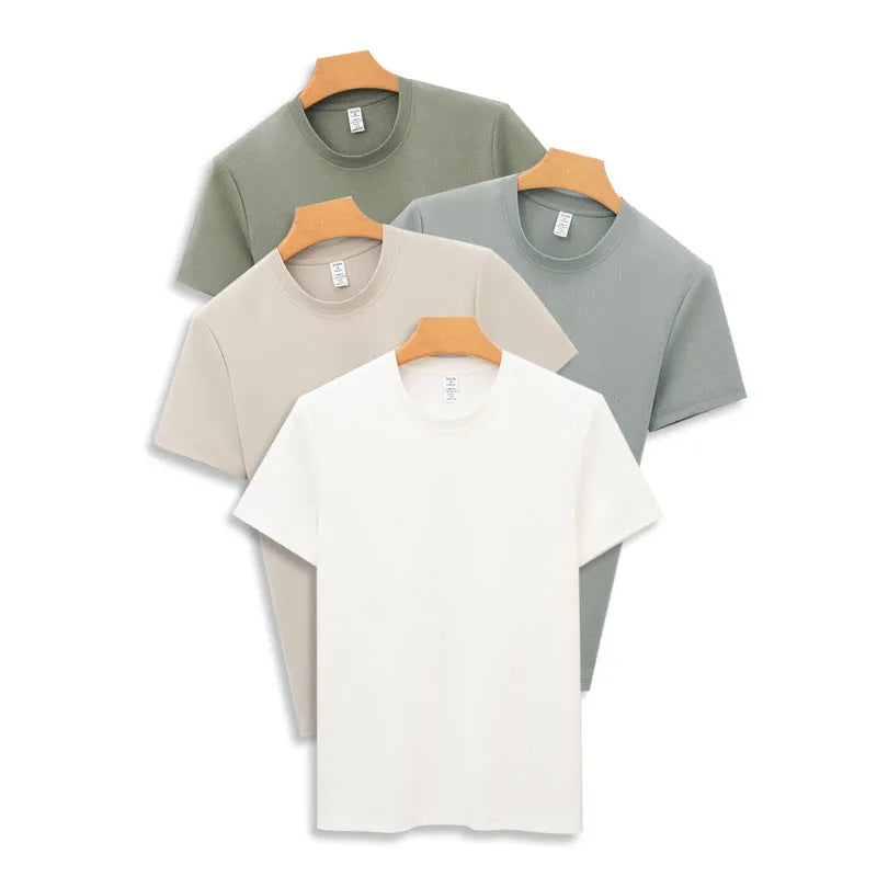 Men's antibacterial quick drying short sleeve shirt in straight cut pullover style