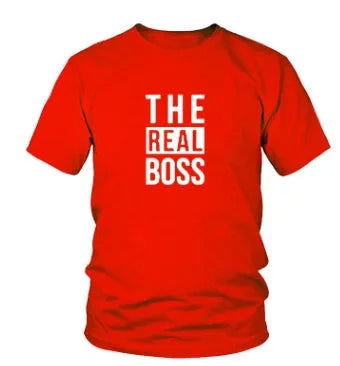 Man wearing a loose fit round neck short sleeve T-shirt with a graphic print design.