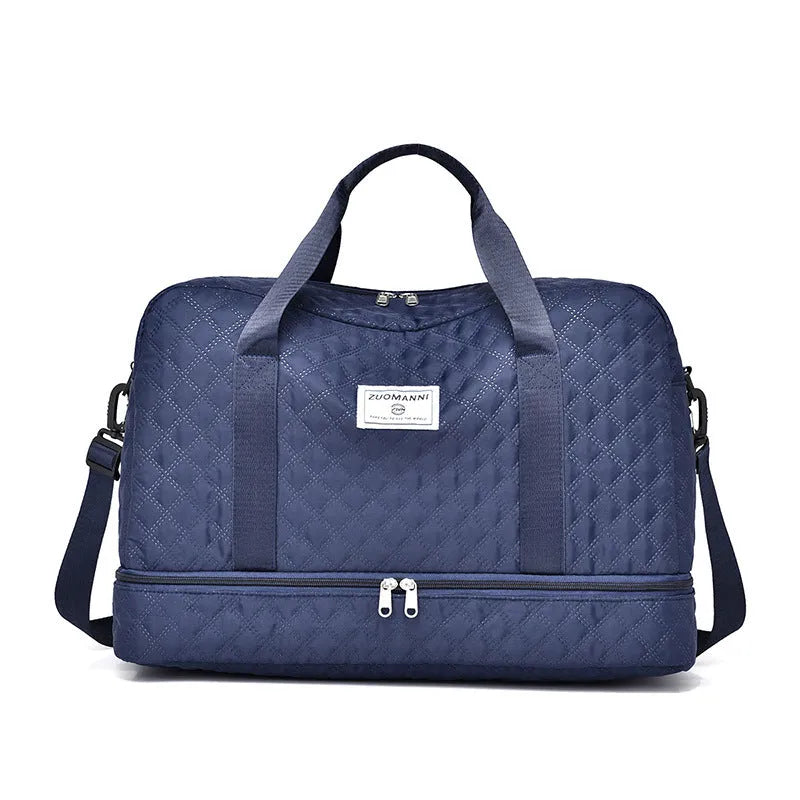 Large capacity Oxford cloth travel bag in multiple colour options with 36-55L storage space