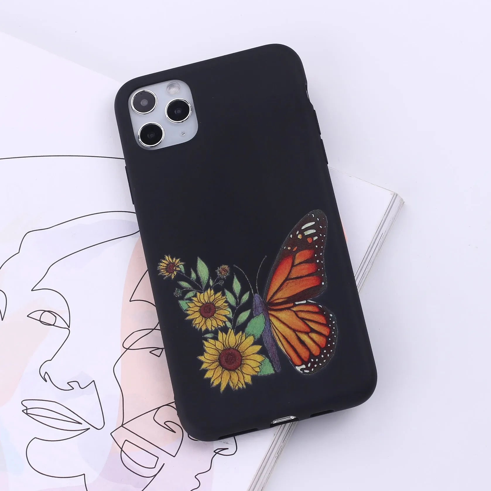 TPU mobile phone back cover case for Apple iPhone in one of 14 colour options.