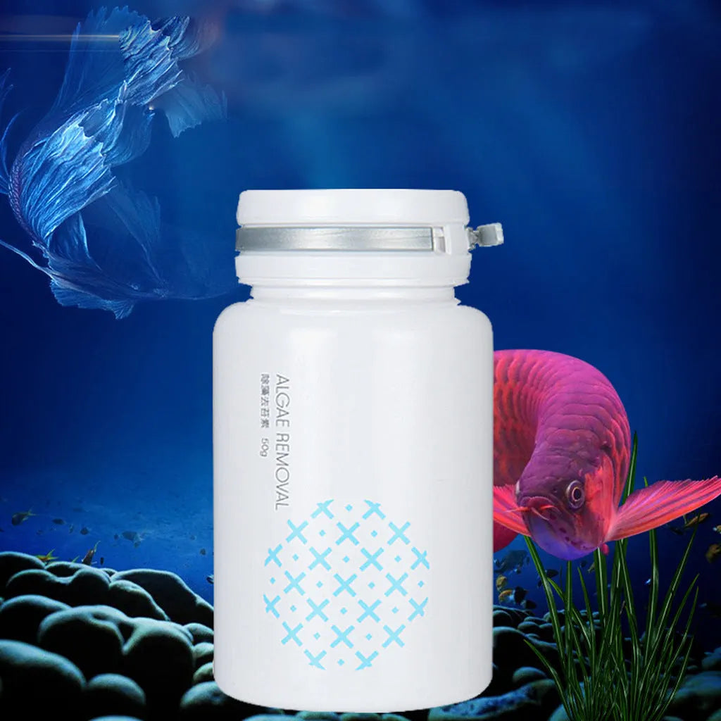 50g algaecide container for swimming pool algae removal and moss treatment