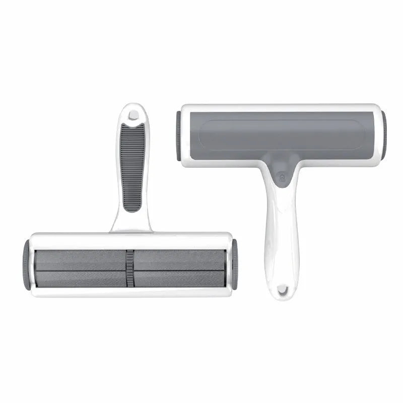 Automatic cleaning pet hair lint roller for sofa and furniture with two-way design