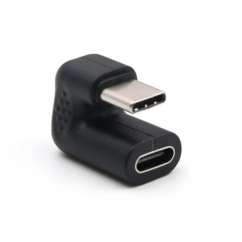 Plastic male to female U-bend adapter cable for mobile phone and tablet charging