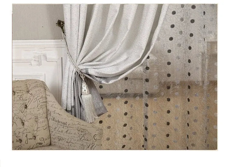 Blackout curtain panel showing hook, Korean hook and ring heading style options for light blocking window treatments