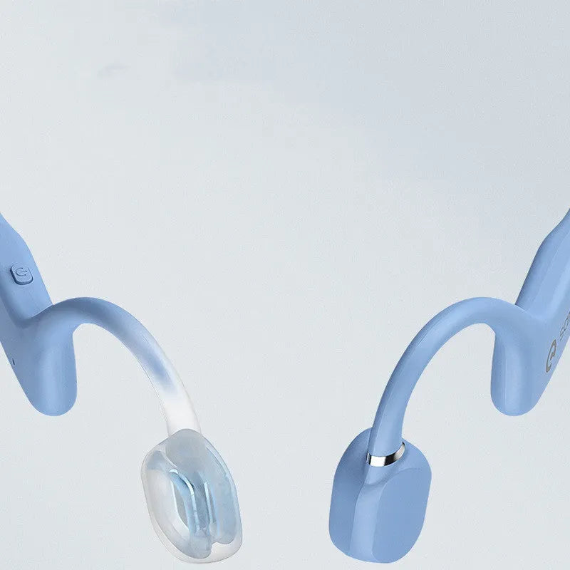 Bone conduction Bluetooth sports headset with neckband in six colour options including China red and retro green