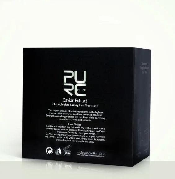 Caviar extract Chronologist luxury hair care set 120ml plus 60ml for damaged hair repair