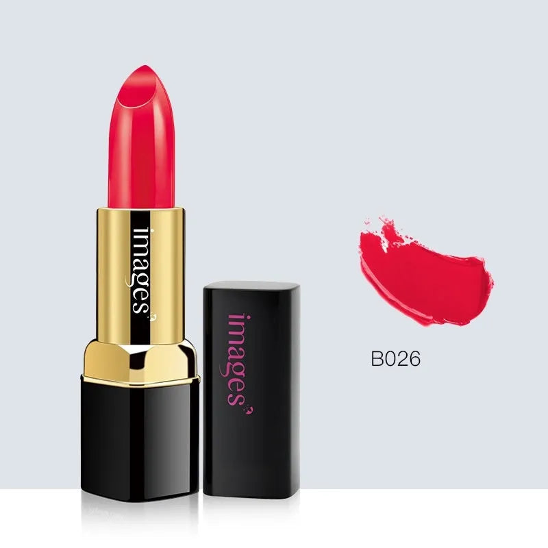 Lipstick lip gloss tube in a range of 10 colours including coral red and barbie pink, 3.8g net weight.