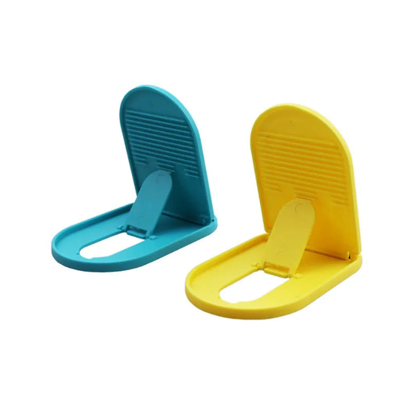 Plastic mobile phone stand with lazy bracket design in six colour options