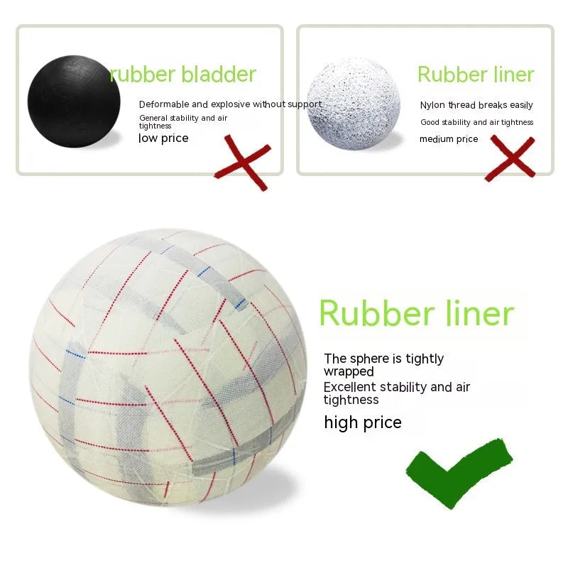 Fluorescent green Size 5 football with seamless thermal adhesive patches on a green pitch.