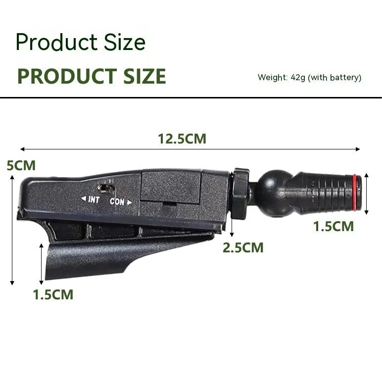 Golf putter laser aiming instrument for putting practice alignment.