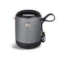 Portable waterproof Bluetooth speaker with subwoofer in black, blue, camouflage, grey or red colours