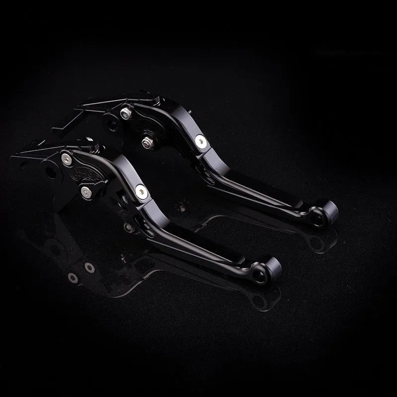 Bicycle horn handle clutch lever with adjustable length mechanism in multiple colour finishes