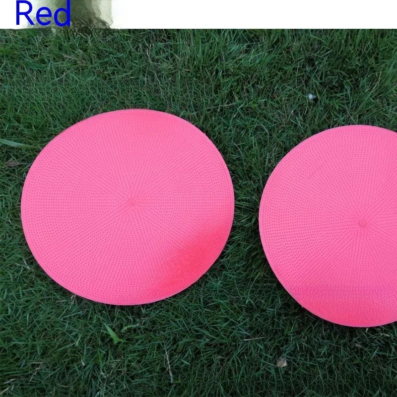 23cm diameter TPE football training marker disc in bright colours for field practice