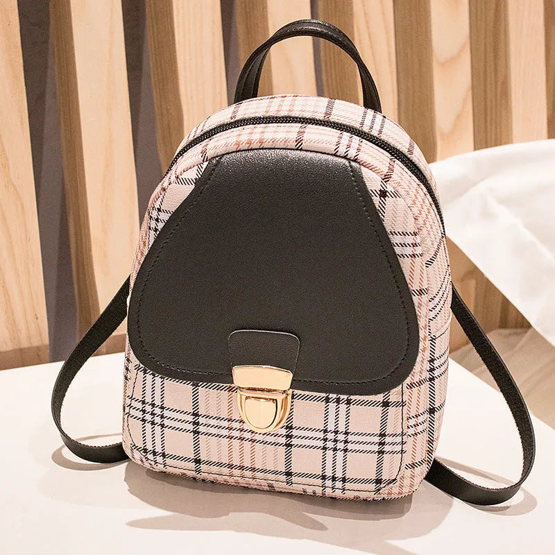 A one-shoulder diagonal phone bag made from PU fabric, shown in one of five colour options.