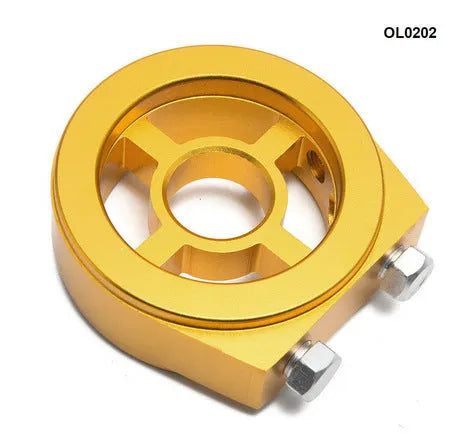 Aluminium oil pressure gauge adapter in multiple colours for universal automotive applications